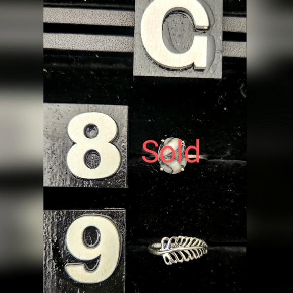 NEW Size 6 Genuine Sterling Silver Rings - Picture 9 of 11